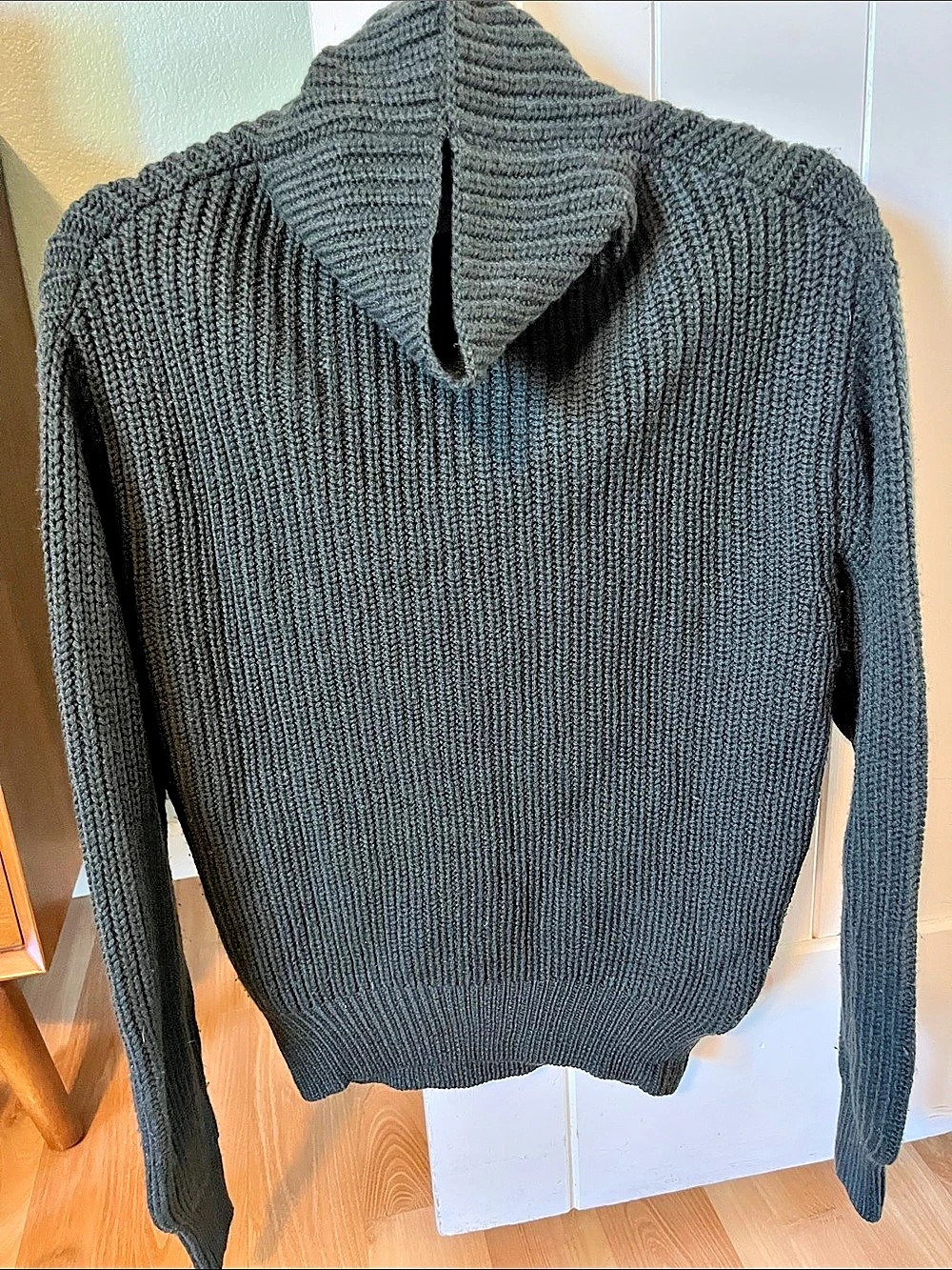 Wilfred CAMILA-3362-317 Merino Wool Cowl Neck Sweater in Green Size XXS